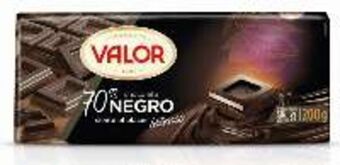 FROIZ Chocolate valor 70% negro 200 g oferta
