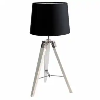 Lámpara de mesa abril pantalla negra
