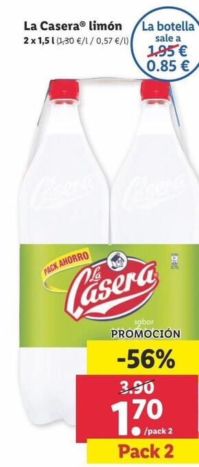 Lidl Refrescos la casera oferta