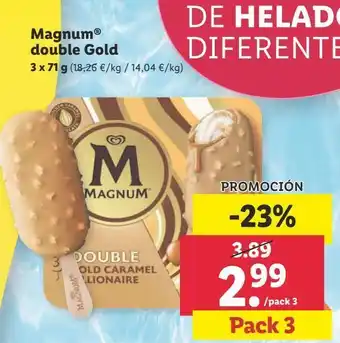 Lidl Bombón helado magnum oferta