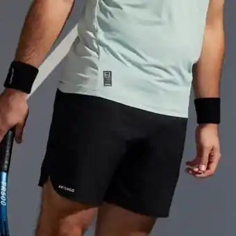 Decathlon Pantalón corto de tenis hombre artengo tsh 500 dry court negro oferta