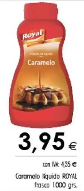 Cash Ifa Royal Caramelo líquido frasco 1000 grs. oferta