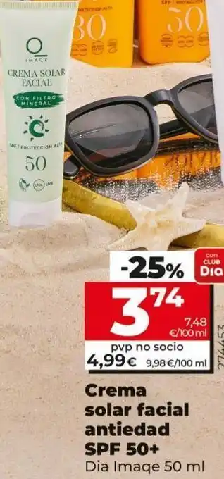 Maxi Dia Dia Imaqe Crema Solar Facial Antiedad SPF 50+ oferta