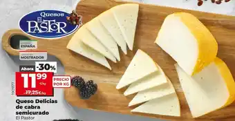 Maxi Dia El Pastor Queso Delicias de Cabra Semicurado oferta