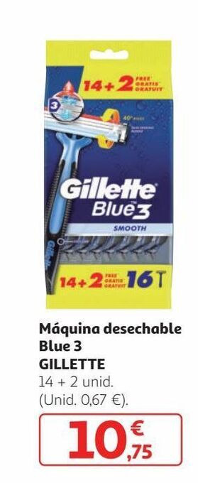 Alcampo Maquinilla desechable gillette oferta