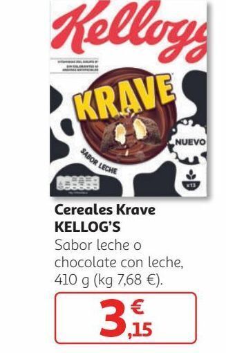 Alcampo Cereales kellogg's oferta