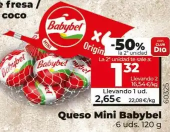 Maxi Dia Babybel Queso Mini Babybel 6 uds. 120 g oferta
