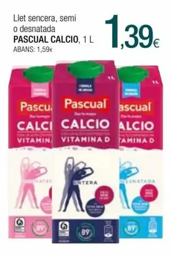 Condis Pascual Calcio Llet Sencera, Semi O Desnatada, 1 L oferta