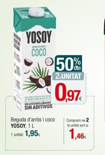 Condis Yosoy Beguda D'Arròs I Coco 1 L oferta