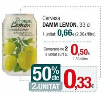 Condis Damm Lemon Cervesa, 33 cl oferta