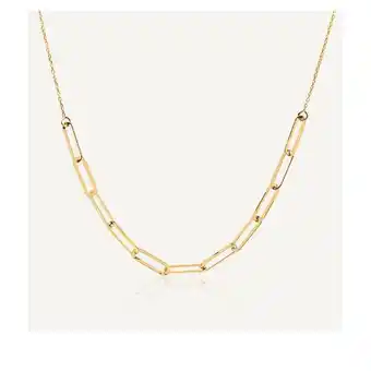 Gargantilla figaro combi oro 18k
