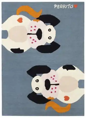 Leroy Merlin Alfombra infantil lana perrito 120x170 cm oferta