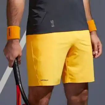 Decathlon Pantalón corto de tenis artengo tsh 900 light hombre amarillo oferta