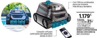 Leroy Merlin Robot Limpiafondos Zodiac CNX 4090 IQ oferta