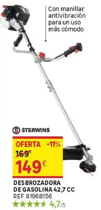 Leroy Merlin Sterwins Des Brozadora De Gasolina 42,7 cc oferta