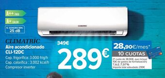 Carrefour Climatric aire acondicionado cli-12dc oferta