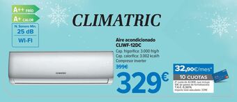 Carrefour Climatric aire acondicionado cliwf-12dc oferta