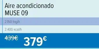 Carrefour Aire acondicionado muse 09 oferta