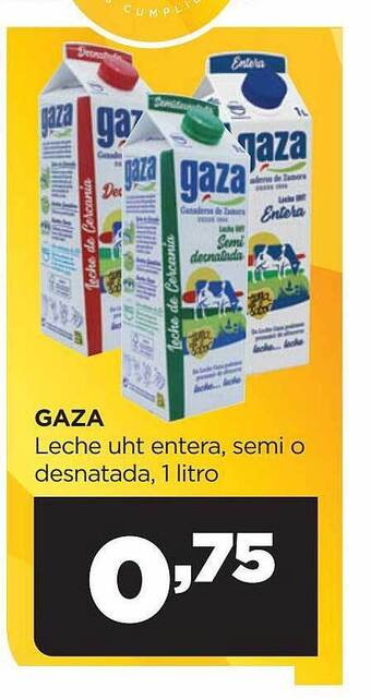Alimerka Gaza Leche Uht Entera Semi O Desnatada oferta