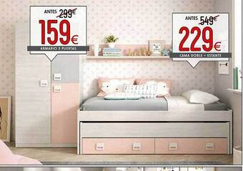 Atrapamuebles Armario 3 Puertas Cama Doble + Estante oferta