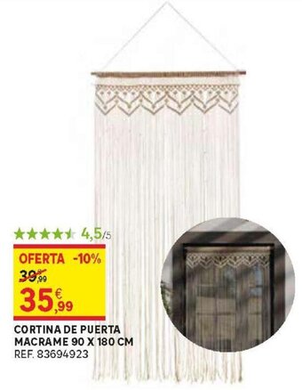 Leroy Merlin Cortina De Puerta Macrame 90 x 180 cm oferta