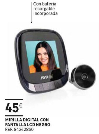 Leroy Merlin Mirilla Digital Con Pantalla LCD Negro oferta