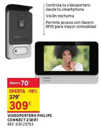 Leroy Merlin Philips Video Portero Connect 2 Wifi oferta