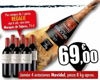 Unide Supermercados Jamón navidul oferta