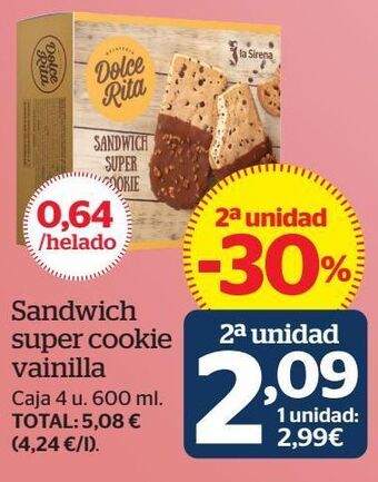 La Sirena Helados oferta