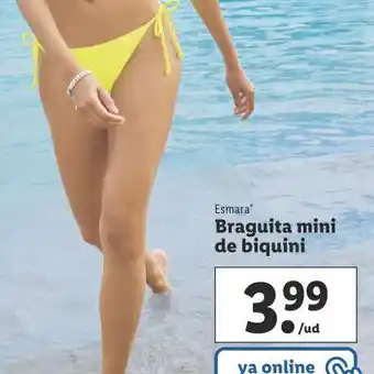 Lidl Braguita mini de biquini oferta