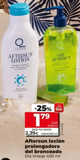 La Plaza de DIA Imaqe Aftersun Loción Prolongadora del Bronceado 400 ml oferta