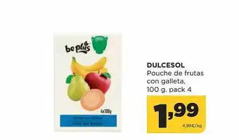 Alimerka Dulcesol Pouche De Frutas Con Galleta oferta