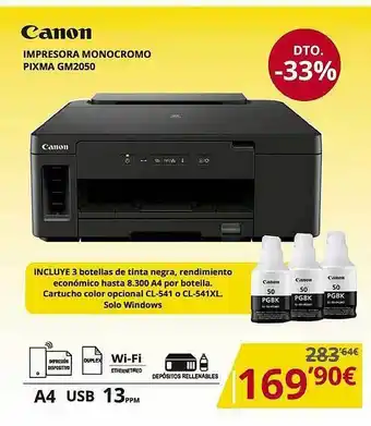 Dynos Informática Canon Impresora Monocroma Pixma Gm2050 oferta