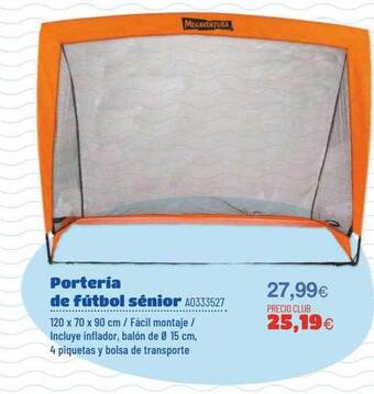Juguettos Porteria De Fútbol Sénior oferta