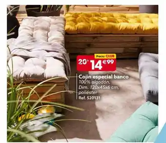 GiFi Cojín Especial Banco oferta