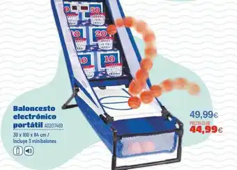 Juguettos Baloncesto Electrônico Portátil oferta