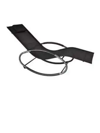 Leroy Merlin Tumbona rocking basic negro oferta