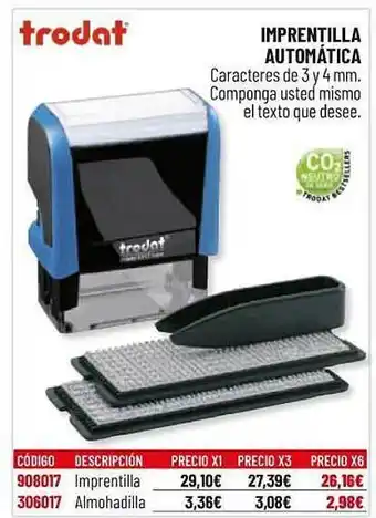 Carlin Trodat Impretilla Automática oferta