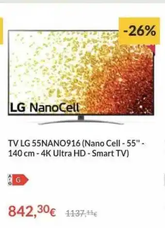 Worten Tv Lg 55nano916 oferta
