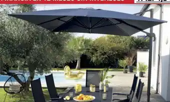 E.Leclerc Parasol Excéntrico Y Rotativo 399 x 294 x 270 cm oferta