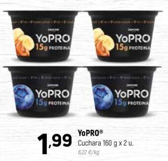 Coviran YoPRO Cuchara 160 g x 2 u. oferta