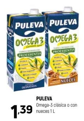 Coviran Puleva Omega-3 clásica o con nueces 1 L oferta