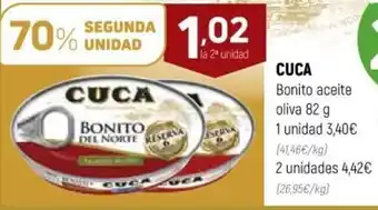 Coviran Cuca Bonito aceite oliva 2 unidad 82 g oferta