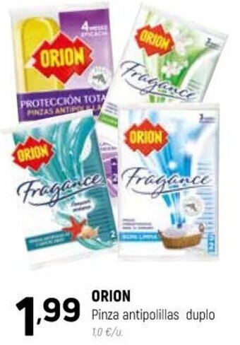 Coviran Orion Pinza antipolillas duplo oferta