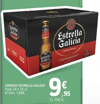E.Leclerc Estrella Galicia Cerveza Pack 24 x 25 cl oferta