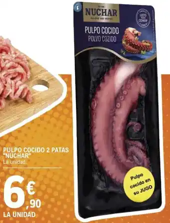 E.Leclerc Nuchar Pulpo Cocido 2 Patas oferta