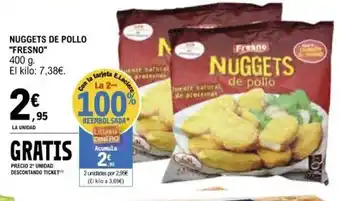 E.Leclerc Fresno Nuggets De Pollo 400 g oferta
