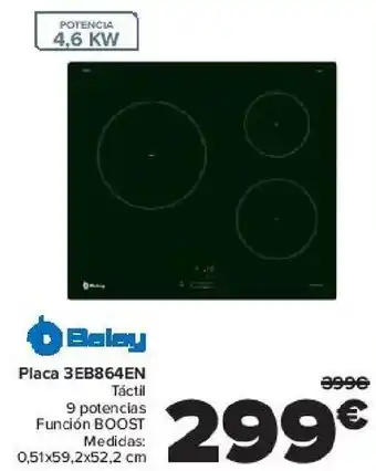 Carrefour Balay placa 3eb864en balay oferta