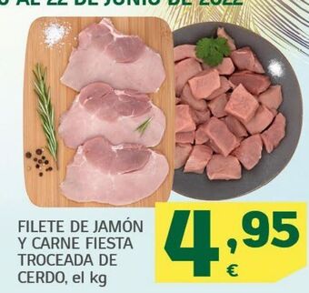 HiperDino Filetes de jamón oferta