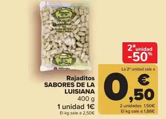 Carrefour Rajaditos sabores de la luisiana oferta